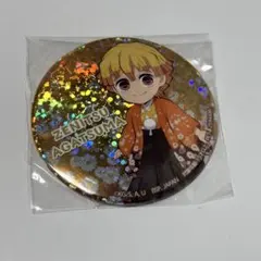 鬼滅の刃 ナムコ ミニキャラ ホログラム 缶バッジ 我妻善逸