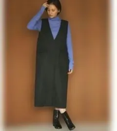 chocol raffine　ジレ にもなる 2way Vネック ジャンスカ