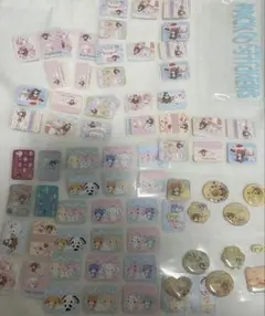 シュガーバニーズ シール 平成レトロ　フレークシール　サンリオ　2009