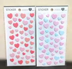 マシュマロシール ぷにぷにシール ハートシール ♡