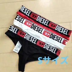 新品☆DIESEL Tバックショーツ 3枚セット Sサイズ 黒　赤　白のサムネイル