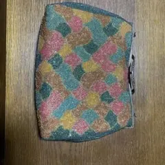 和装用カラフルビーズ刺繍 レトロクラッチバッグ