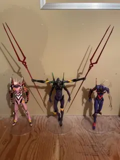 (箱無し現状品)一番くじ エヴァンゲリオン mega impact 3体セット