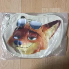 ディズニー ズートピア　ニック フェイスショルダーバッグ　東京ばな奈