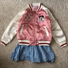 【Disney】 刺繍ジャケット＆パンツ　130 セット売り ミニー