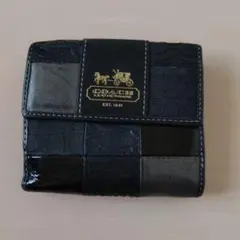 COACH 二つ折り財布 レキシー ブラック - メルカリ