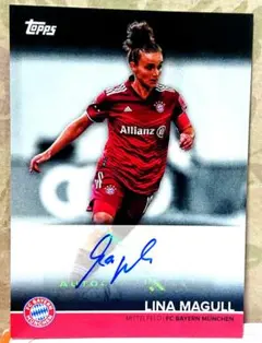 バイエルン リナ マガル topps auto サイン カード 直筆 fc 女子