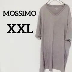 MOSSIMO 【XXL】グレー Vネック 半袖Tシャツ 2XL プラスサイズのサムネイル