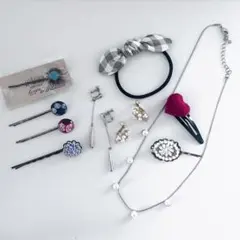 《未使用・美品・10点セット》ヘアアクセサリーセット ヘアピン　ヴィンテージ