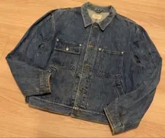 アメリカ製 80s 〜 90s ポロラルフローレン デニム Gジャン 古着 L