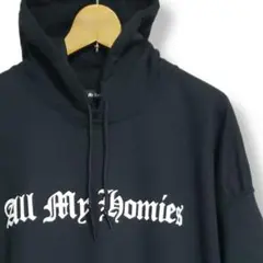 All My Homies パーカー ブラック
