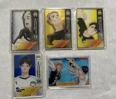 ハイキュー‼︎ ステータスカードコレクション ジャンプショップ ジャンショ 5点