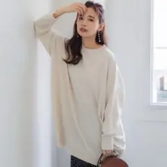 coca コカ　オーバーサイズ ニットチュニック