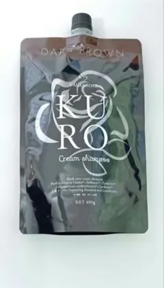 KURO Cream Shampoo ダークブラウン 400g - メルカリ