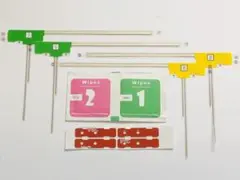 ★クラリオン パナソニック 汎用フィルムアンテナ 両面テープ ガラスクリーナー付