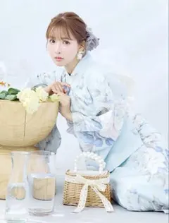 Dita 浴衣 湊色の水彩紫陽花 - メルカリ