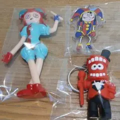 アメイジング デジタルサーカス ☆ ポムニ & ケイン キーホルダー フィギュア