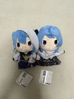 ホロライブ　パペットぬいぐるみ　星街すいせい　猫耳パーカーver.