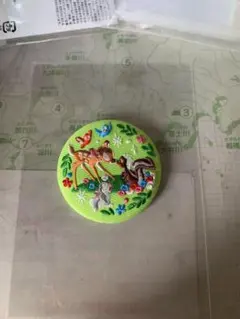 ディズニー刺繍缶バッジ2 バンビ