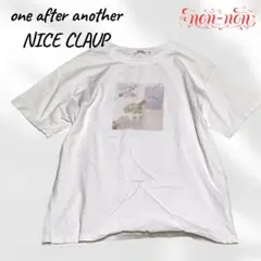 2091.ワンアフターアナザーナイスクラップ/Tシャツ【F】ホワイト/プリント