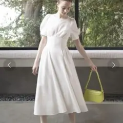 AND COUTURE キルトジャガードバックシャンワンピース