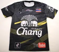 半袖プラクティスシャツ チャーン タイ ユニフォーム 新品未使用 L 黒黄灰