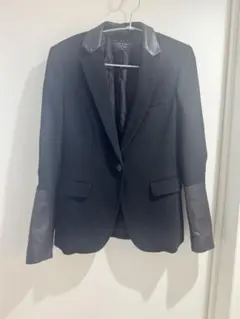 rag & bone テーラードジャケット レザー切替のサムネイル