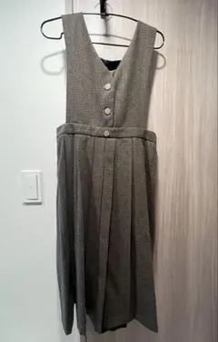 グレンチェック ジャンパースカート