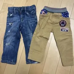 90cm 長ズボン 男の子 ２本まとめ売り