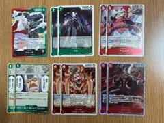 ワンピースカード　赤緑　クリーク