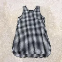 美品✨ミズイロインド　ギンガムチェック　ノースリーブチュニック　ワンピースのサムネイル