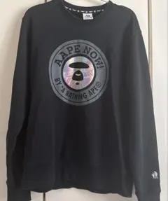 AAPE BY A BATHING APE スウェット 黒