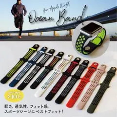 スポーツバンド　アップルウォッチ シリコンバンド apple watch
