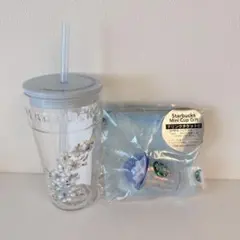 スタバ SAKURA2026 グラスタンブラー エアリーブルー ミニカップ