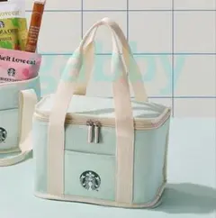 韓国　スタバ　スターバックス　非売品　保冷バック　サイレン　ミント　グリーンのサムネイル