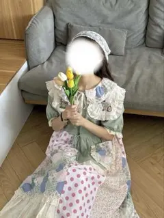 花柄ワンピース ナチュラル 森ガール