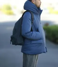 EEL オーロラマンダウンコート S ブルー