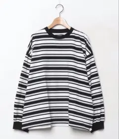 新品☆Calee/ZIGZAG DOUBLE JACQUARD ボーダー L/S - メルカリ