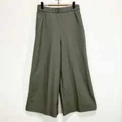 アーヴェヴェ◆ワイドパンツ/ウエストゴム ストレッチ ハイウエスト イトキン
