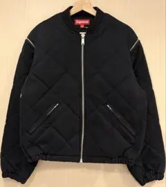 Supreme Zip-OffSleeveQuiltedBomberJacket