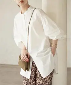 【web限定】スローブイエナ　22SS ボリュームスリーブデザインブラウス