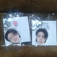 TREASURE ハルト 顔アクキー 喜 哀 セット