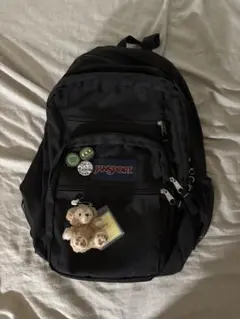 JANSPORT 黒 リュック・バックパック　34L 美品 00s swag わ