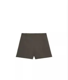 ハイウエストショートパンツ ダークカーキ