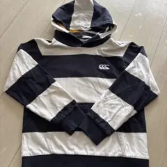 canterbury キッズ パーカー 140cm ボーダー