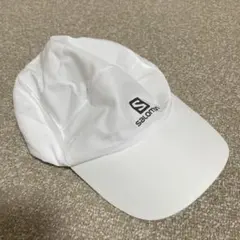 未使用 Salomon XA CAP ランニングキャップ 白 M/L サロモンのサムネイル