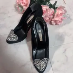 DIANA ハートビジュー　レッドソール　ハイヒール