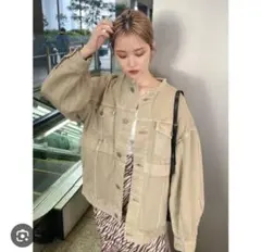 オーバーサイズ デニムジャケット