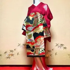 専用です☆金に亀甲模様のだらりの帯 竜宮 十 さや花 舞妓だらり帯『流水子持亀甲酢漿紋帯』 - メルカリ