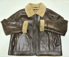 ZARA 日本未発売　並行輸入品 B-3フェイクムートンジャケット